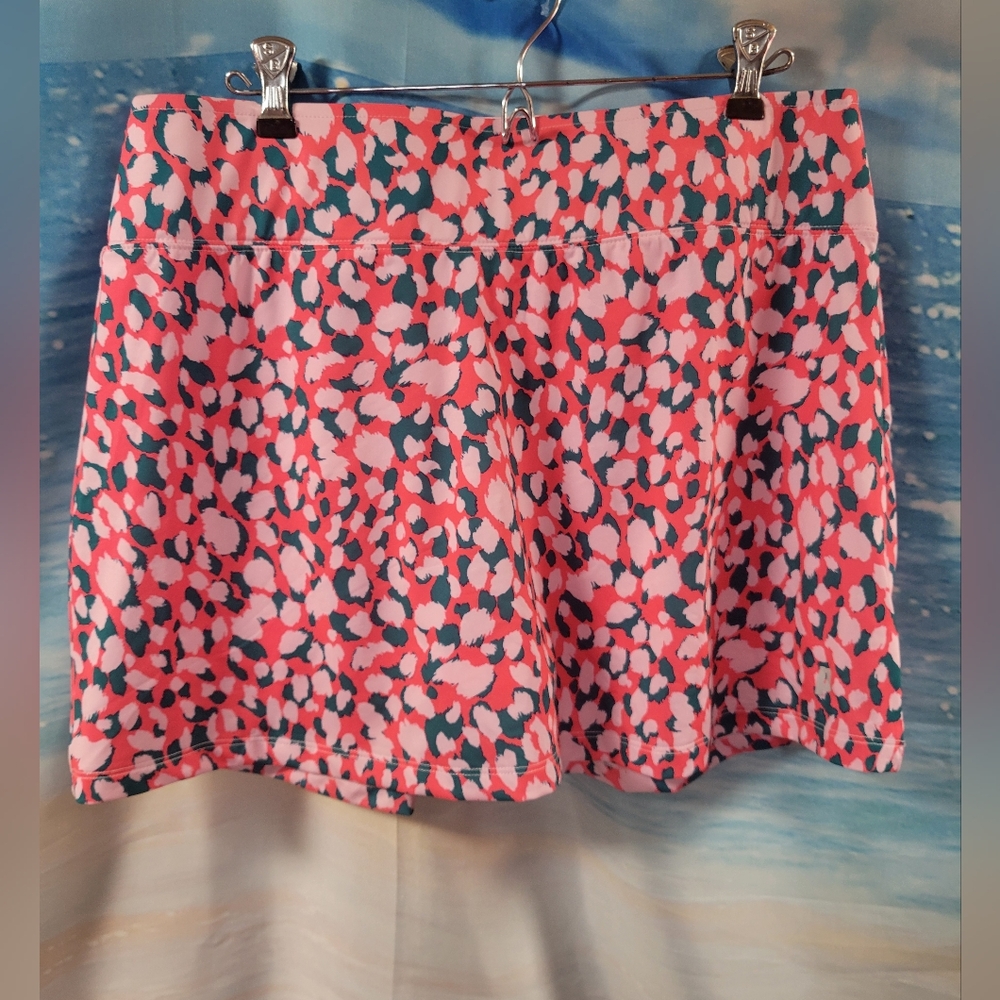 Prince Tennis‎ Pink Patterned Woman's Skort Size Large